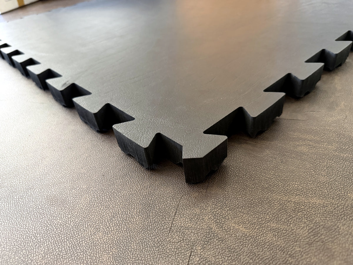 MAT 030 acoustic flooring tile corner with puzzle edge